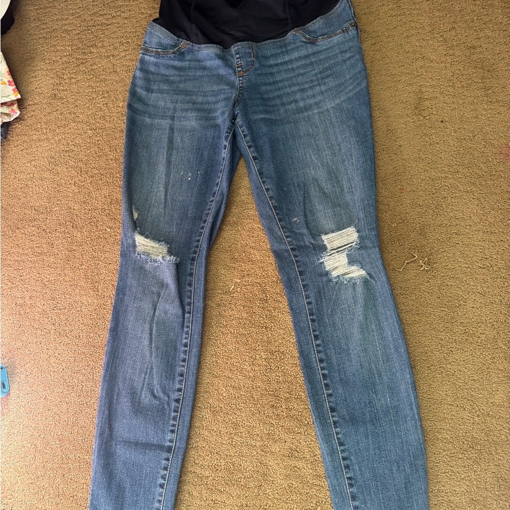 Maternity Distressed Women Jeans